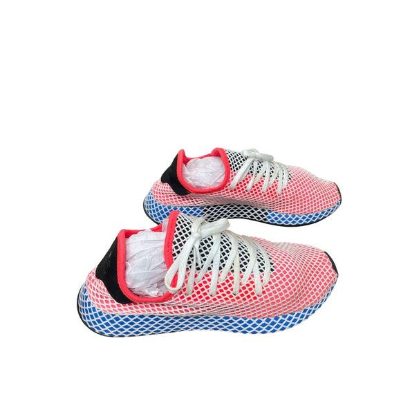 Adidas Deerupt Runner Mens Multi Color Running Sneakers Sz 2 SKU 9537 - Picture 4 of 12